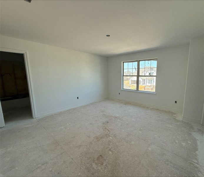 Actual progress of your home.