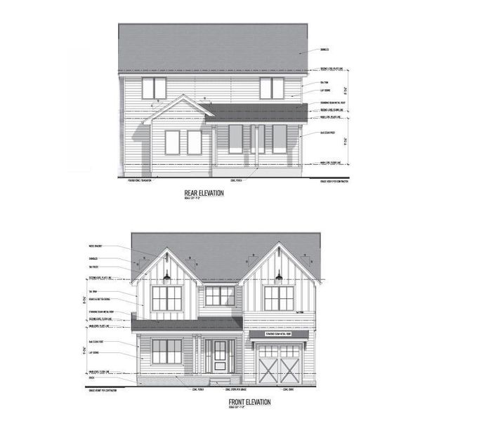 Exterior rendering of this home design in , Waynesville, NC (Image 2).