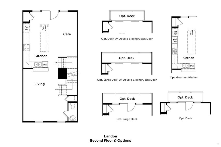 2D floor plan layout of this home in The River District Townhomes, Charlotte, NC (Image 22).