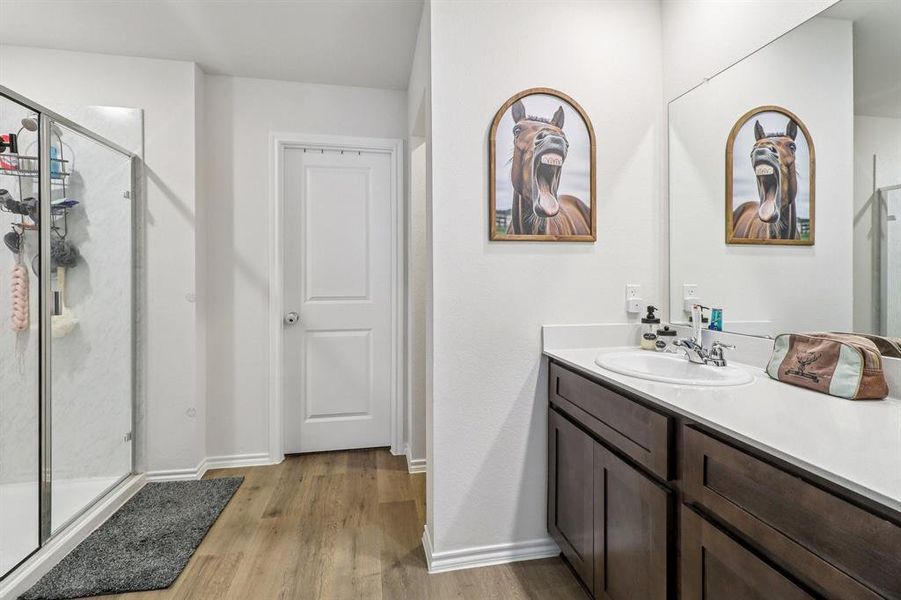 Furnished interior view inside a new home in Creeks at Burnett Trail, Canton (Image 6). Furnished interior view inside a new home in Creeks at Burnett Trail, Canton (Image 6).