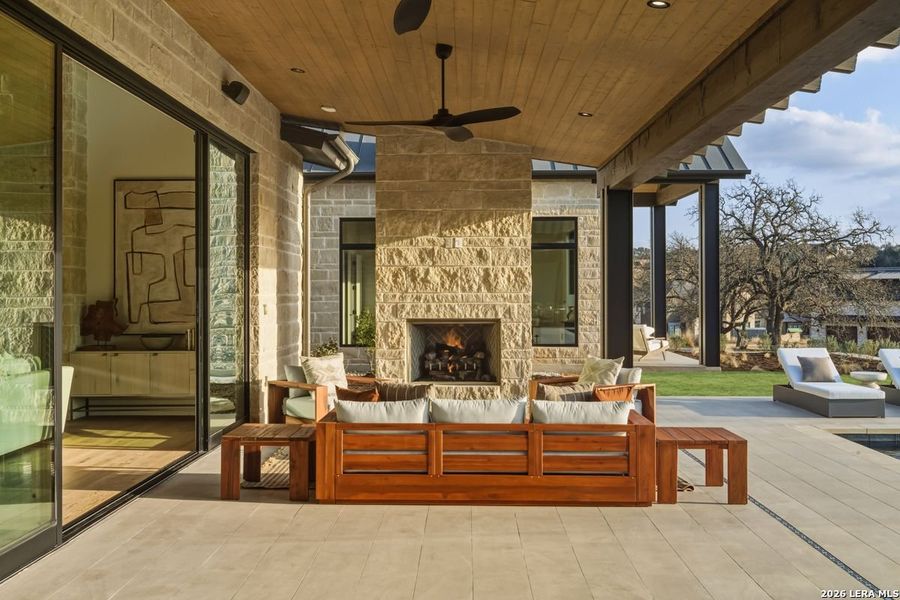 Exterior details and patio area of a home in , Fredericksburg (Image 28). Exterior details and patio area of a home in , Fredericksburg (Image 28).