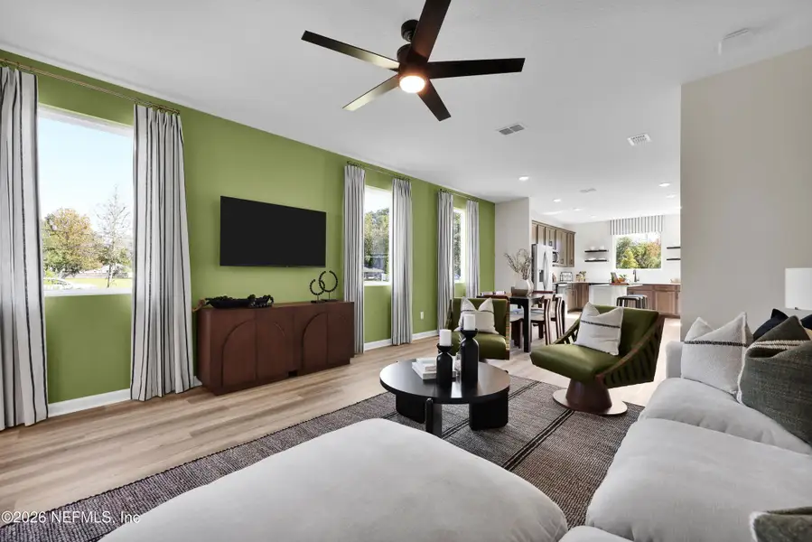 Furnished interior view inside a new home in Baxley Villas, Middleburg (Image 6).