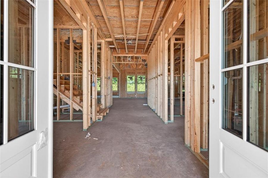 In-progress construction of a new home in , Statham, GA (Image 10).