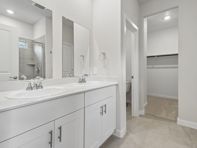 Furnished interior view inside a new home in Cibolo Hills West - Spring Series, Fort Worth (Image 11).