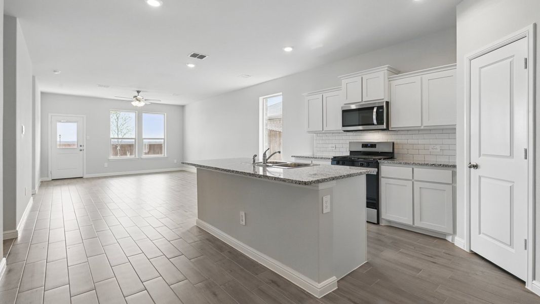 Furnished interior view inside a new home in The Canyons, Keene (Image 8).