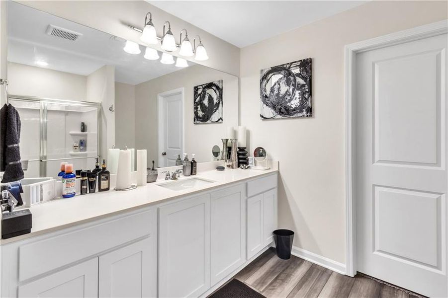 Furnished interior view inside a new home in Bentwater, Hoschton (Image 4).