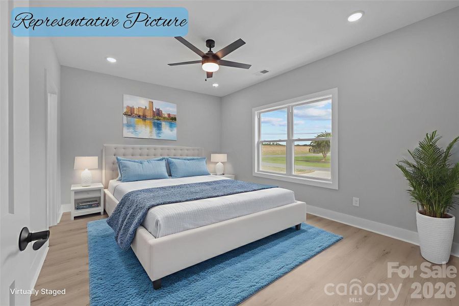 Virtually Staged - Primary Bedroom