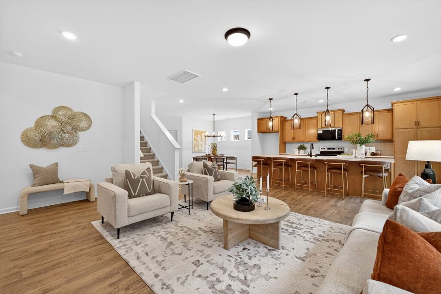 Furnished interior view inside a new home in Nathans Ridge, Lillington (Image 13).