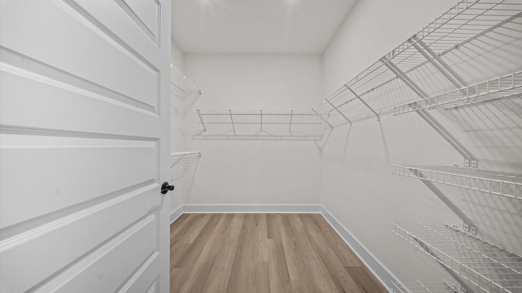 Representative furnished interior of a home built from the Harlow by DRB Homes in Bayberry, Raleigh (Image 53).