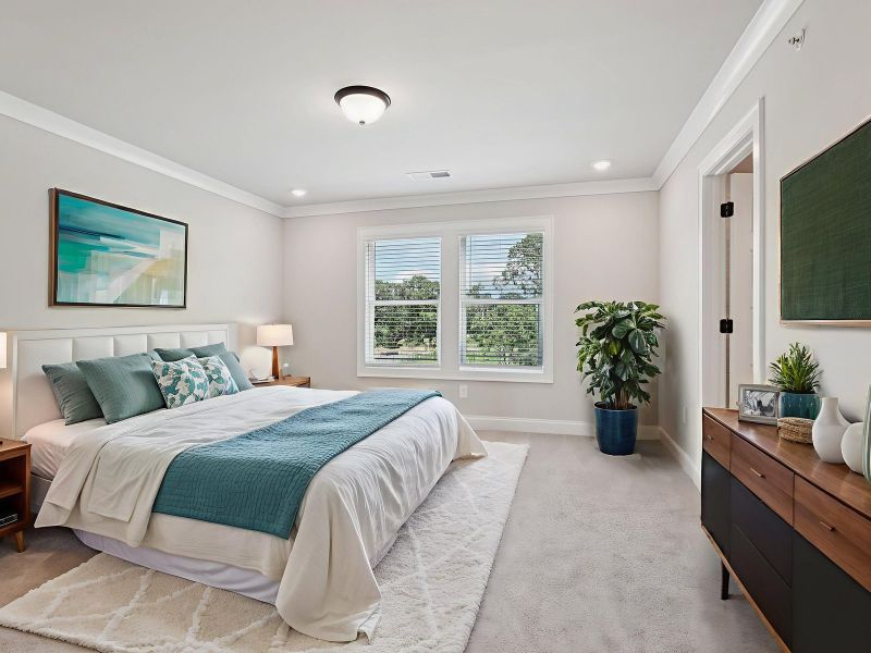 The Leighton floorplan with the Modern Glam Linen interior package.