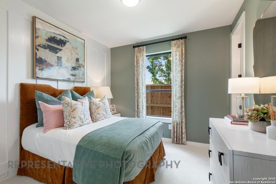 Furnished interior view inside a new home in Davis Ranch: 45ft. lots, San Antonio (Image 33).