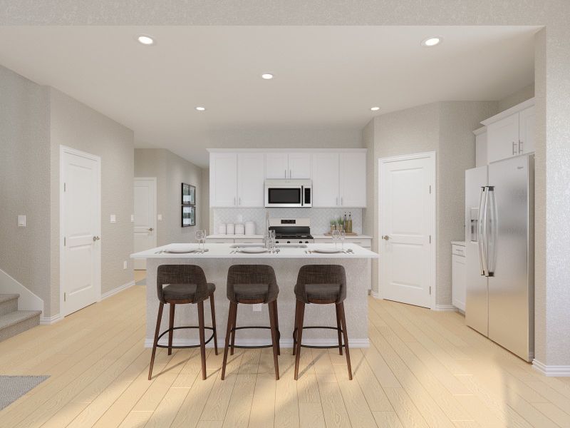 The Royal kitchen with the Divine interior package. The Royal kitchen with the Divine interior package.