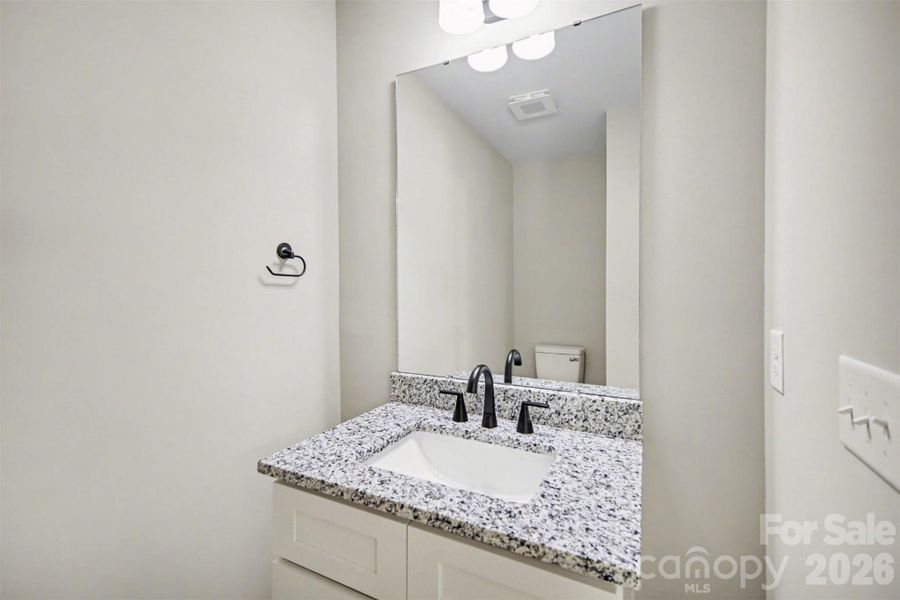Half bath on main level