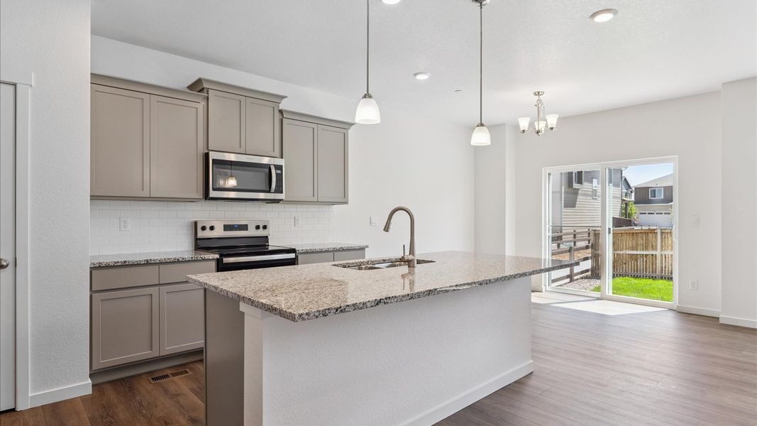 Furnished interior view inside a new home in Vista Meadows, Fort Lupton (Image 5).