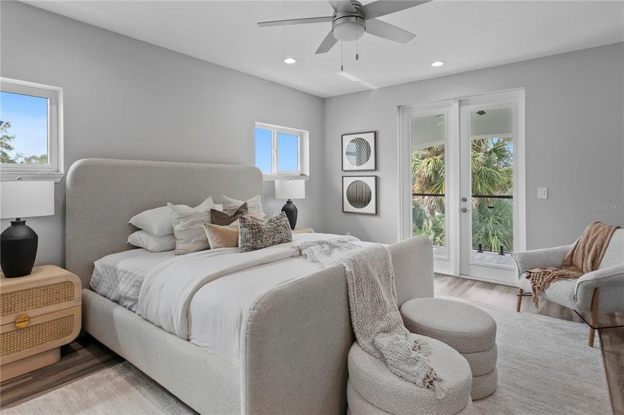 Furnished interior view inside a new home in , Dunedin (Image 29).