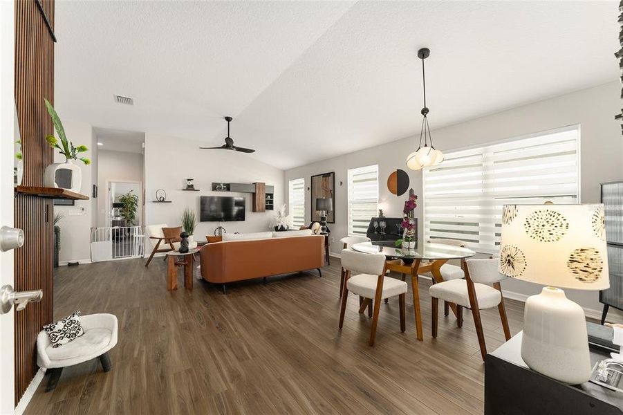 Furnished interior view inside a new home in , The Villages (Image 6). Furnished interior view inside a new home in , The Villages (Image 6).