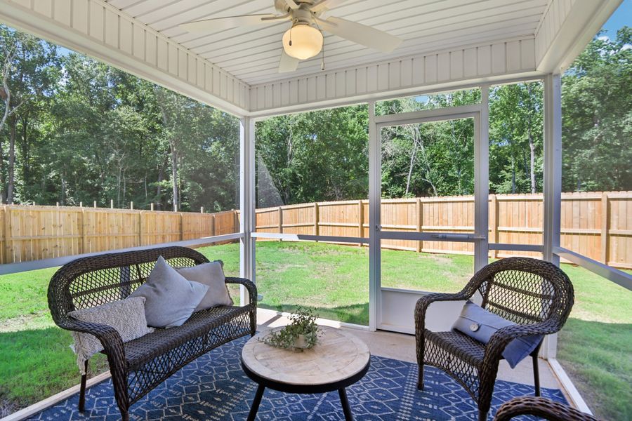 Representative furnished interior of a home built from the Benjamin by Great Southern Homes in Canopy Of Oaks, Sumter (Image 38).