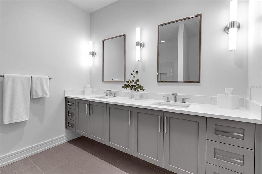 Furnished interior view inside a new home in , Sarasota (Image 35).