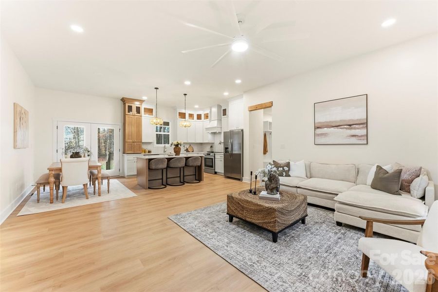 Furnished interior view inside a new home in , Bessemer City (Image 14).