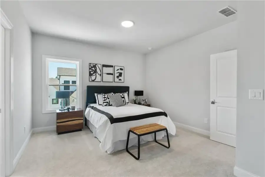 Furnished interior view inside a new home in Promenade at Sawnee Village, Cumming (Image 7).