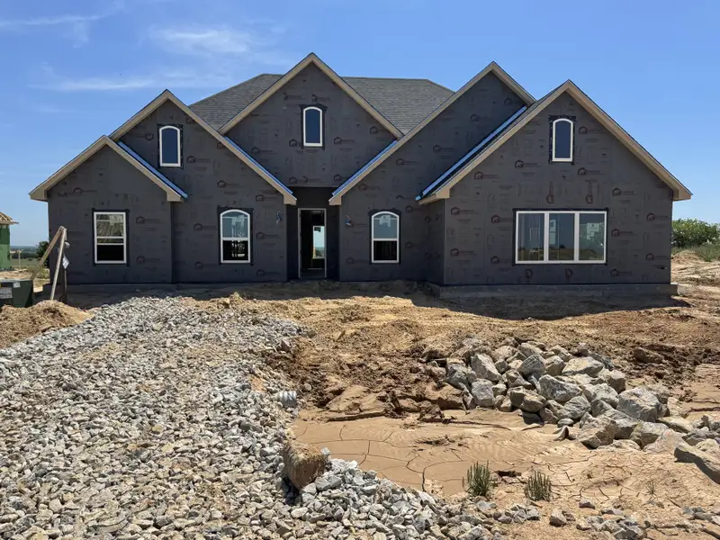 In-progress construction of a new home in Stagecoach Crossing, Bridgeport, TX (Image 2). In-progress construction of a new home in Stagecoach Crossing, Bridgeport, TX (Image 2).