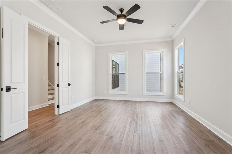 Spacious, unfurnished interior of a new home in Promenade at Sawnee Village, Cumming (Image 56). Spacious, unfurnished interior of a new home in Promenade at Sawnee Village, Cumming (Image 56).