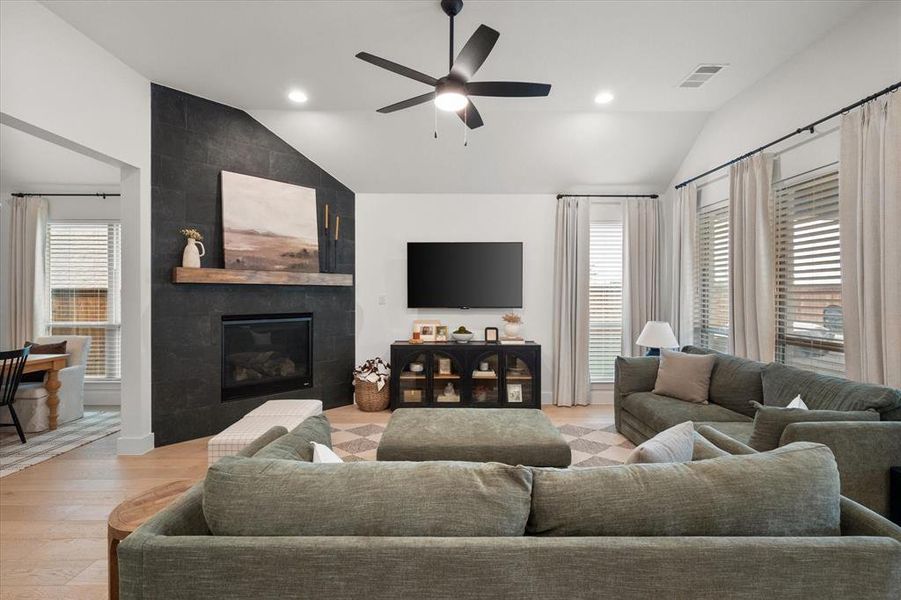 Furnished interior view inside a new home in BridgeWater, Midlothian (Image 18).