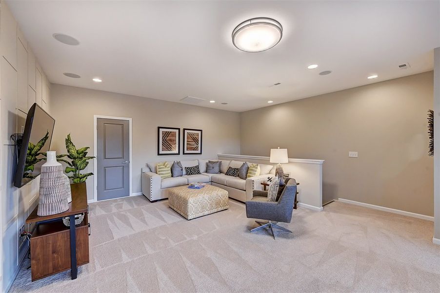 Representative furnished interior of a home built from the Pikewood by Taylor Morrison in Walden Woodlands, Huntersville (Image 30). Representative furnished interior of a home built from the Pikewood by Taylor Morrison in Walden Woodlands, Huntersville (Image 30).