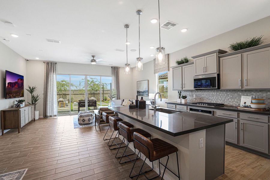 Representative furnished interior of a home built from the Copper by Mattamy Homes in Empire Pointe, Queen Creek (Image 13).