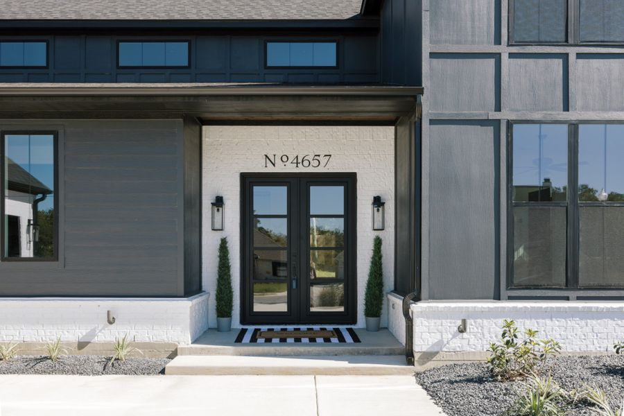 Representative exterior details of a home built from the The Elizabeth II by Reece Homes in Pebble Creek, College Station (Image 3). Representative exterior details of a home built from the The Elizabeth II by Reece Homes in Pebble Creek, College Station (Image 3).