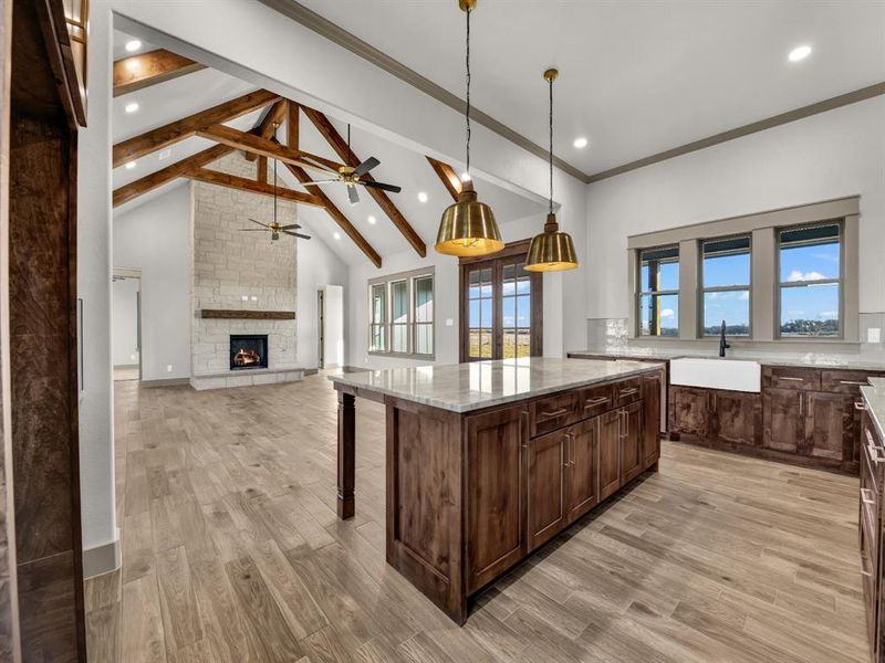 Furnished interior view inside a new home in , Millsap (Image 8).