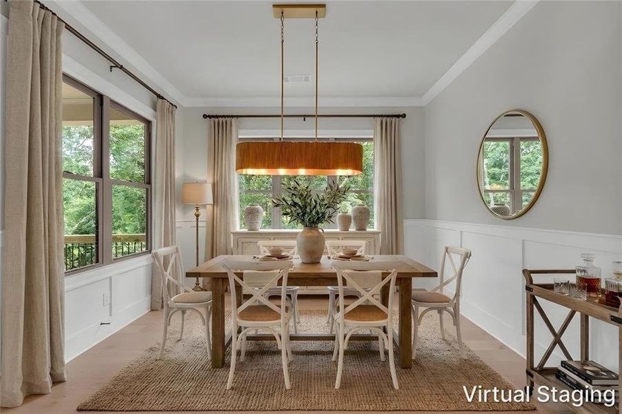 Furnished interior view inside a new home in , Gainesville (Image 5).