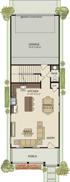 2D floor plan layout for the 1753 by Wes Peoples Homes in Town Creek, New Braunfels, TX (Image 2). 2D floor plan layout for the 1753 by Wes Peoples Homes in Town Creek, New Braunfels, TX (Image 2).