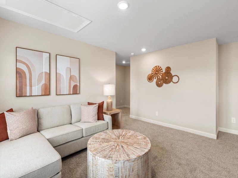 Turn the loft into your favorite hangout spot.