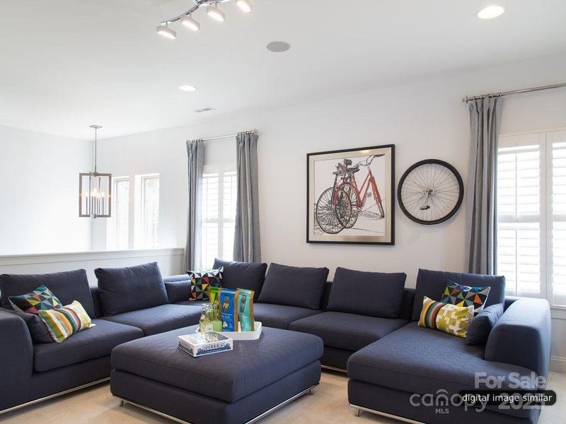 Furnished interior view inside a new home in , Fort Mill (Image 15).