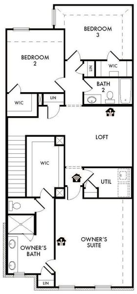 2D floor plan layout for the Lavon by Impression Homes in Timber Ridge, Corinth, TX (Image 4). 2D floor plan layout for the Lavon by Impression Homes in Timber Ridge, Corinth, TX (Image 4).