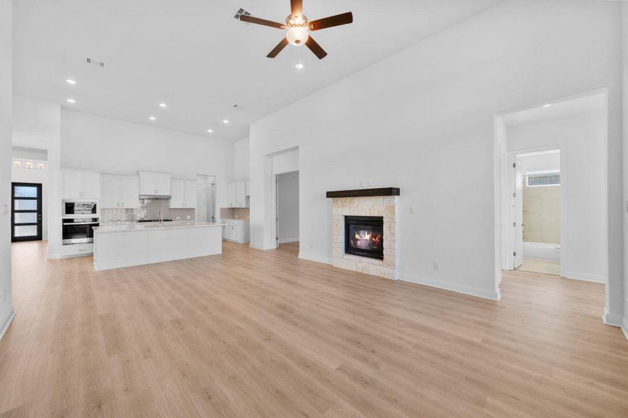 From Family Room to Open Concept Kitchen