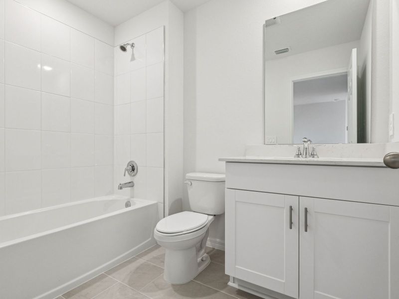 Furnished interior view inside a new home in Cagan Crossings West, Clermont (Image 5).