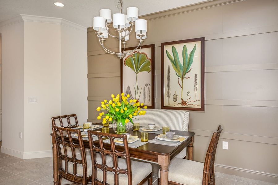 Furnished interior view inside a new home in Grand Palm, Venice (Image 15).