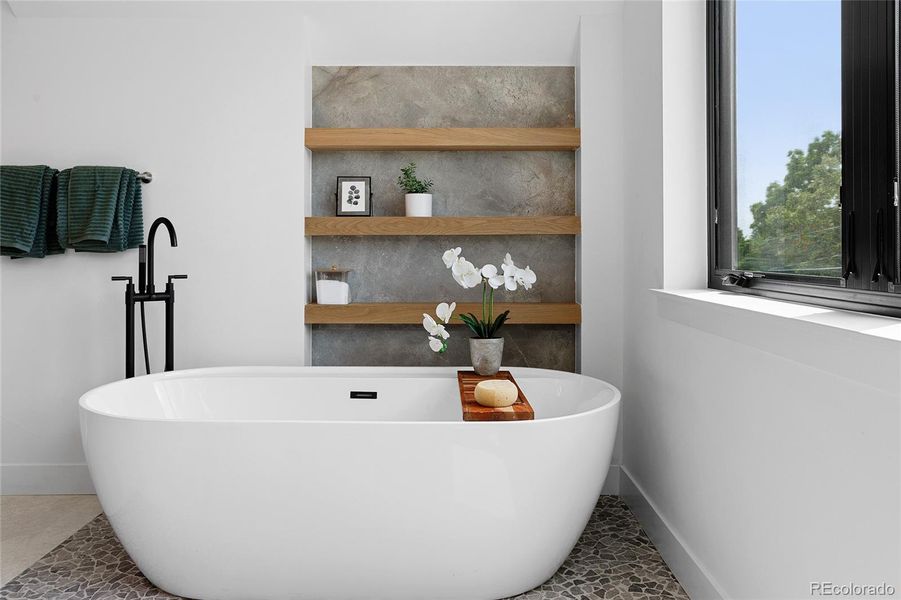 Furnished interior view inside a new home in , Denver (Image 39).