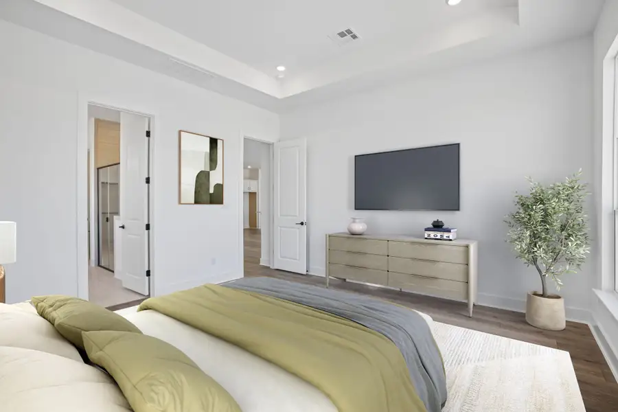 Representative furnished interior of a home built from the Anderson by Taylor Morrison in Easton Park, Austin (Image 13).