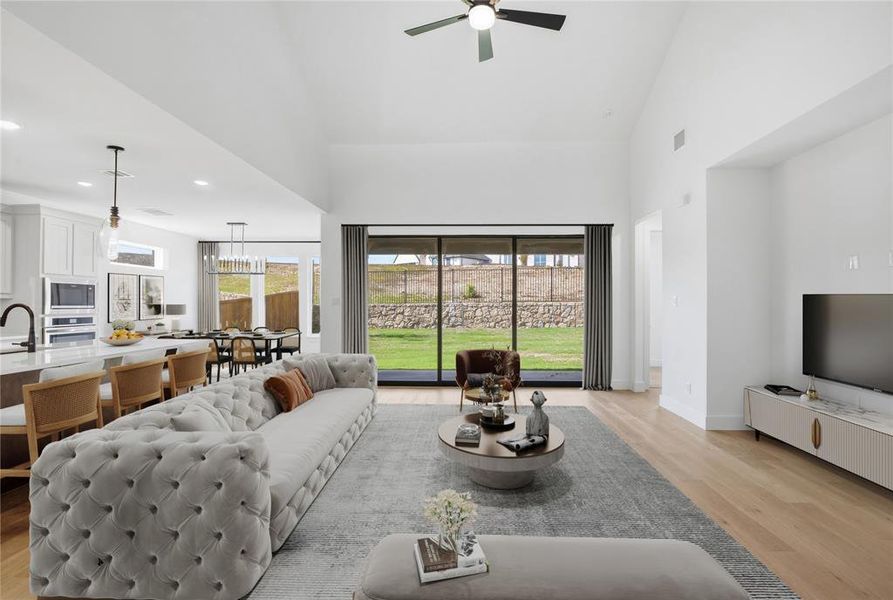 Furnished interior view inside a new home in Talon Hills, Fort Worth (Image 5).