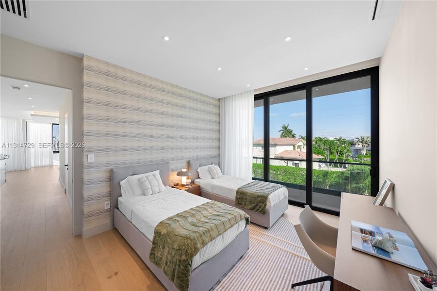 Furnished interior view inside a new home in , North Miami Beach (Image 45).