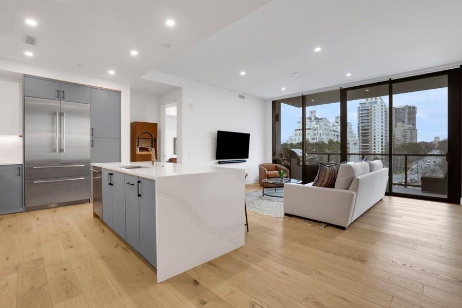 Furnished interior view inside a new home in The Dillon Buckhead, Atlanta (Image 58). Furnished interior view inside a new home in The Dillon Buckhead, Atlanta (Image 58).