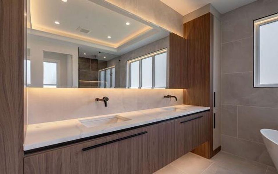 Furnished interior view inside a new home in , Cumming (Image 55).