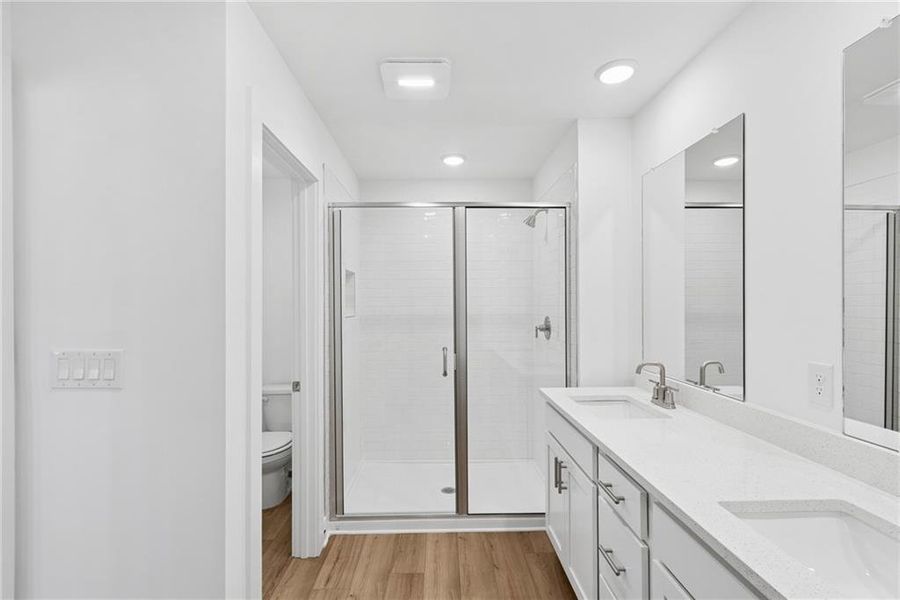 Furnished interior view inside a new home in Grandview Terrace, Canton (Image 6).