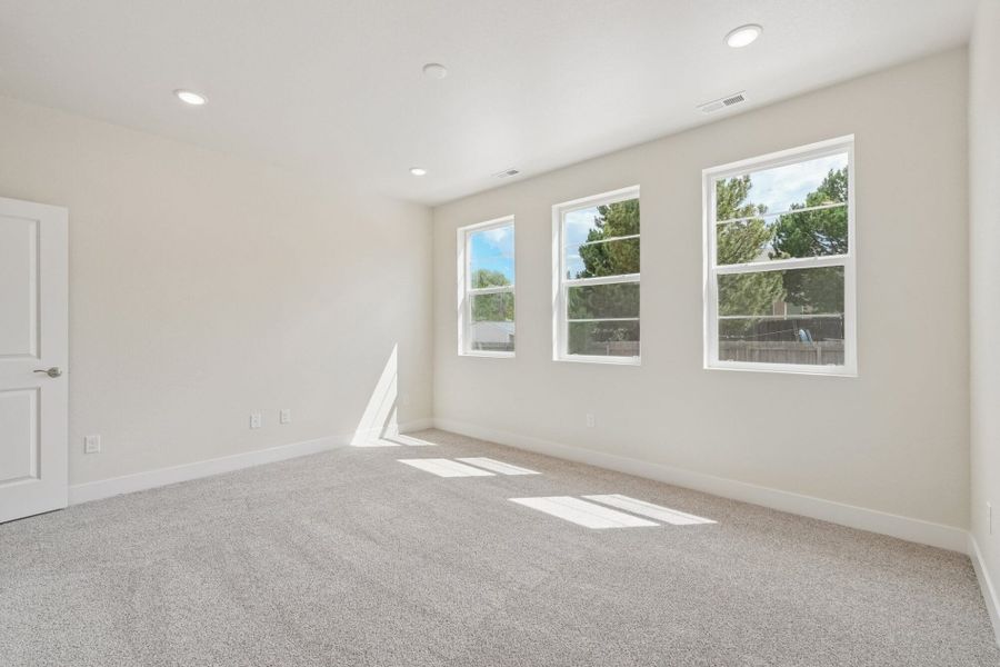 Spacious, unfurnished interior of a new home in Pony Park, Colorado Springs (Image 19). Spacious, unfurnished interior of a new home in Pony Park, Colorado Springs (Image 19).
