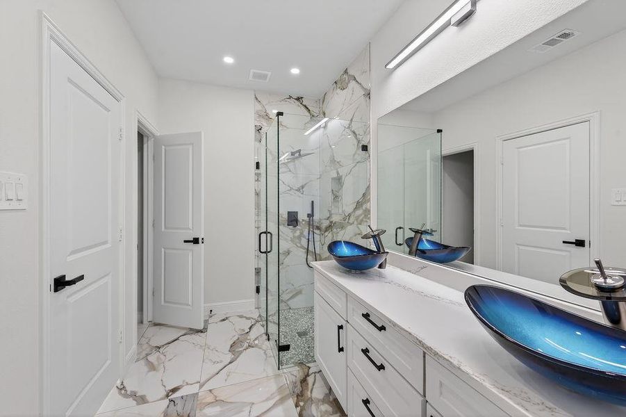 Furnished interior view inside a new home in , Gun Barrel City (Image 10). Furnished interior view inside a new home in , Gun Barrel City (Image 10).