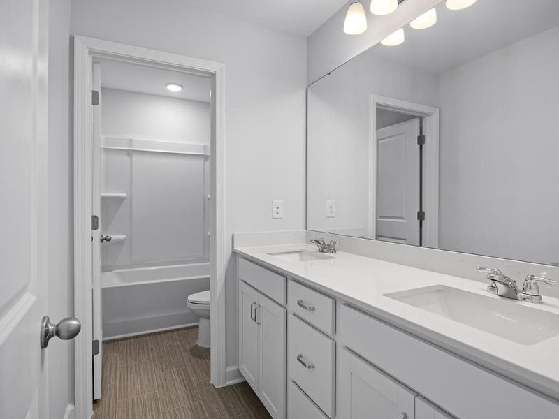 Furnished interior view inside a new home in Woodland Crossing, Zebulon (Image 10).