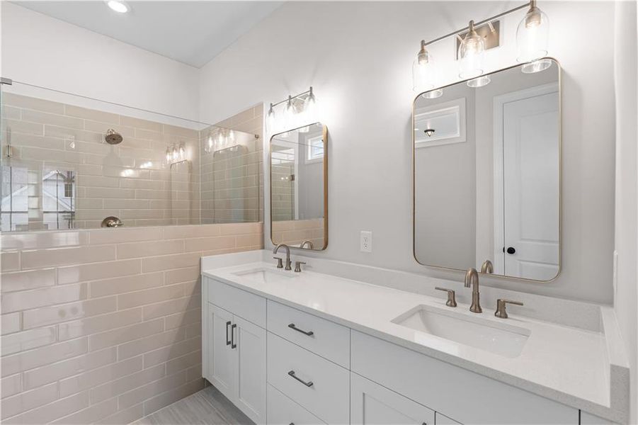 Furnished interior view inside a new home in Promenade at Sawnee Village, Cumming (Image 4).